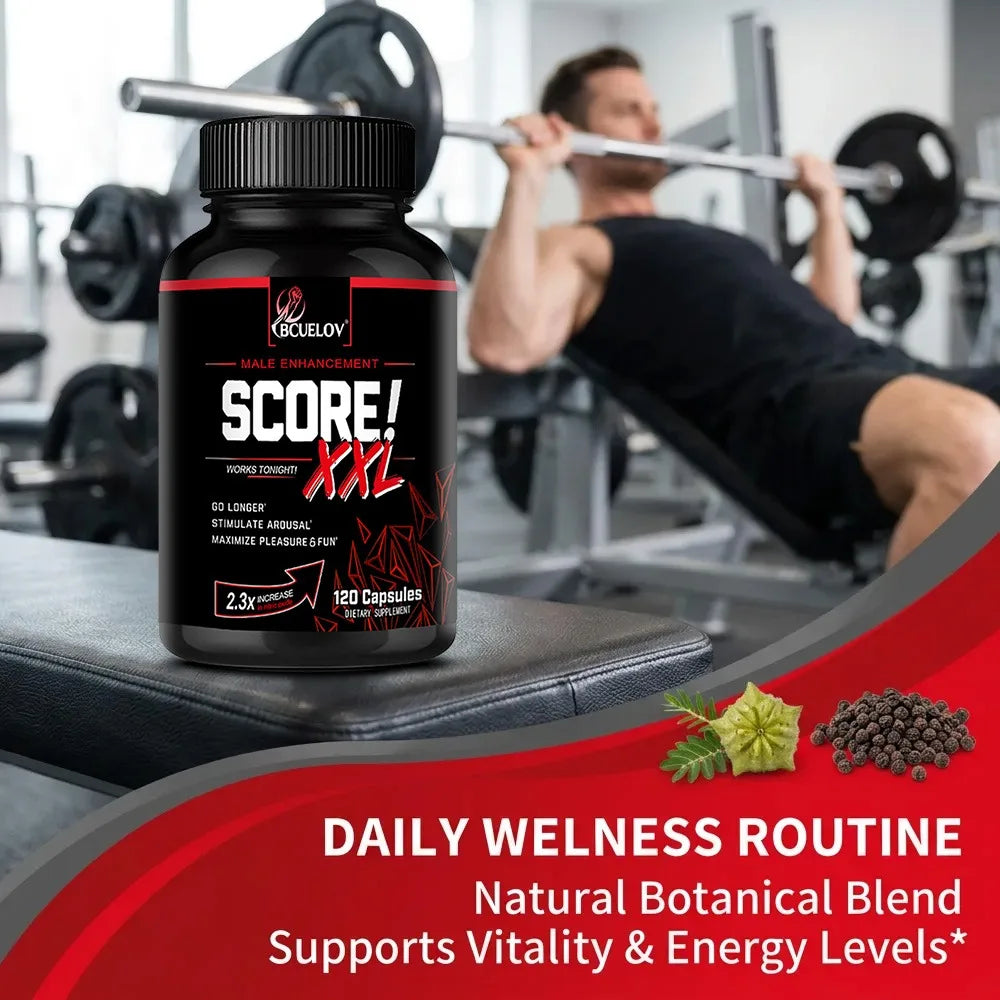 Force Score XXL Nutritional Supplement Helps Enhance Muscle Strength and Endurance, Improve Mood, and Support Vitality