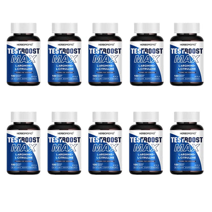 100 Capsules L-Arginine &amp; L-Citrulline Male Enhancing Supplement for Reproductive Health Natural Energizer Supporting Energy And
