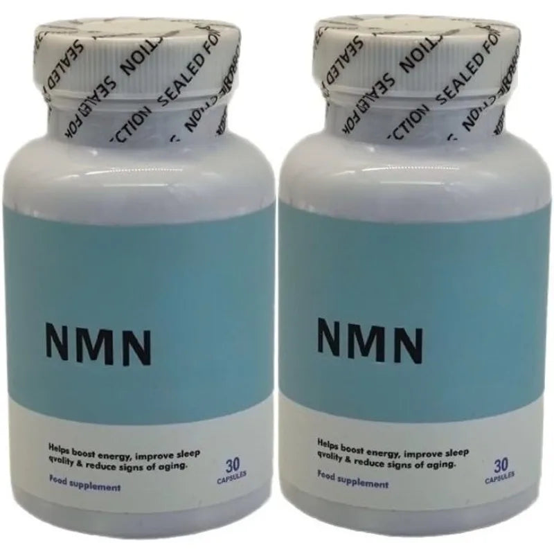 NMN 500mg Capsules 30 Servings, for Energy, Focus, Sleep &amp; Healthy Aging – Non-GMO, Gluten-Free