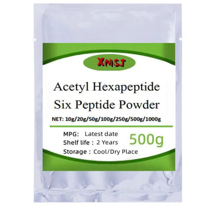 Six Peptide Powder,acetyl Hexapeptide,anti-wrinkle,moisturizing,anti-aging,cosmetic Raw,diy Handmade Make Your Own Solution