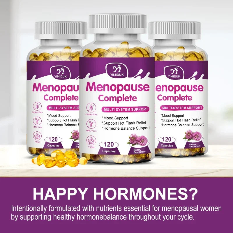 Yimiduk Menopause Relief Capsules Support Weight Management Improves Metabolism，Night Sweats Mood Supplements
