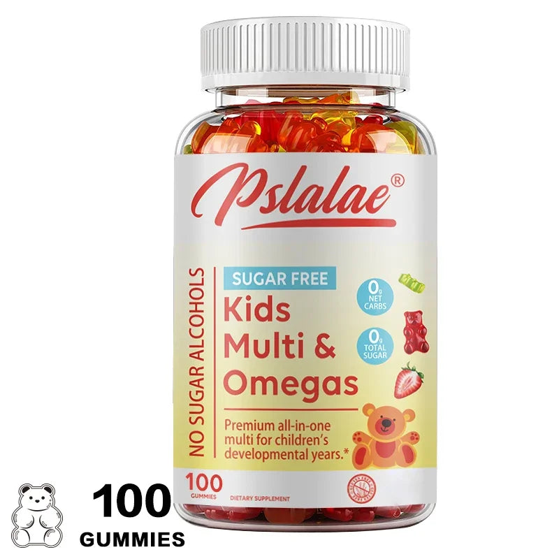 Kids Multivitamins Gummies - Boosts Immunity, Promotes Healthy Brain and Body Development, Provides Energy