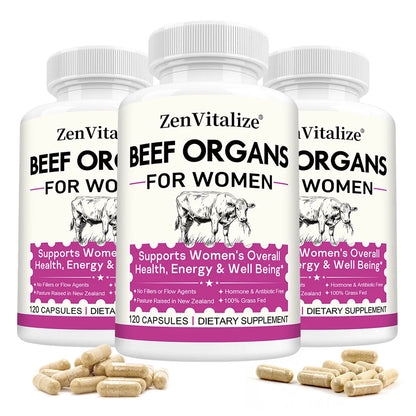 Beef Organ Supplement for Women - Supports Women&