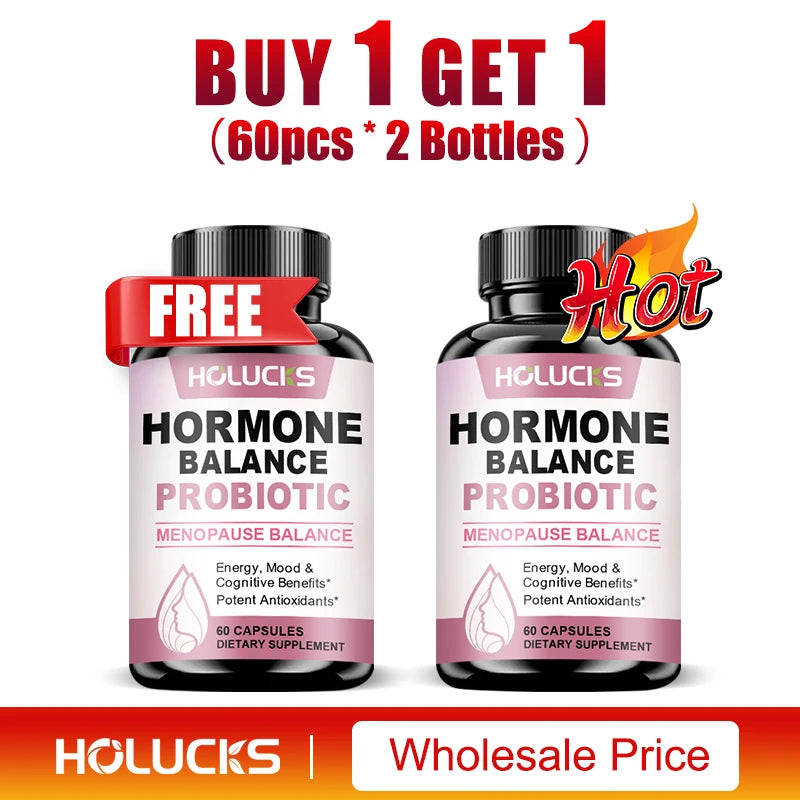 Hormone Balance Probiotic, Supports Menopause Balance, Relieves Fatigue, Mood Swings, Improve Digestion &amp; Metabolism