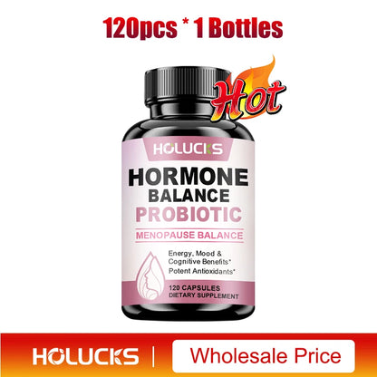 Hormone Balance Probiotic, Supports Menopause Balance, Relieves Fatigue, Mood Swings, Improve Digestion &amp; Metabolism