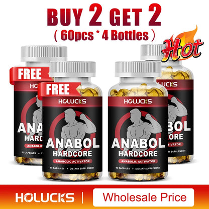 Anabol Hardcore Supplement, Muscle Growth,  for Men To Build Lean, Dense, High, Performance Enhancing, Support Overall Health