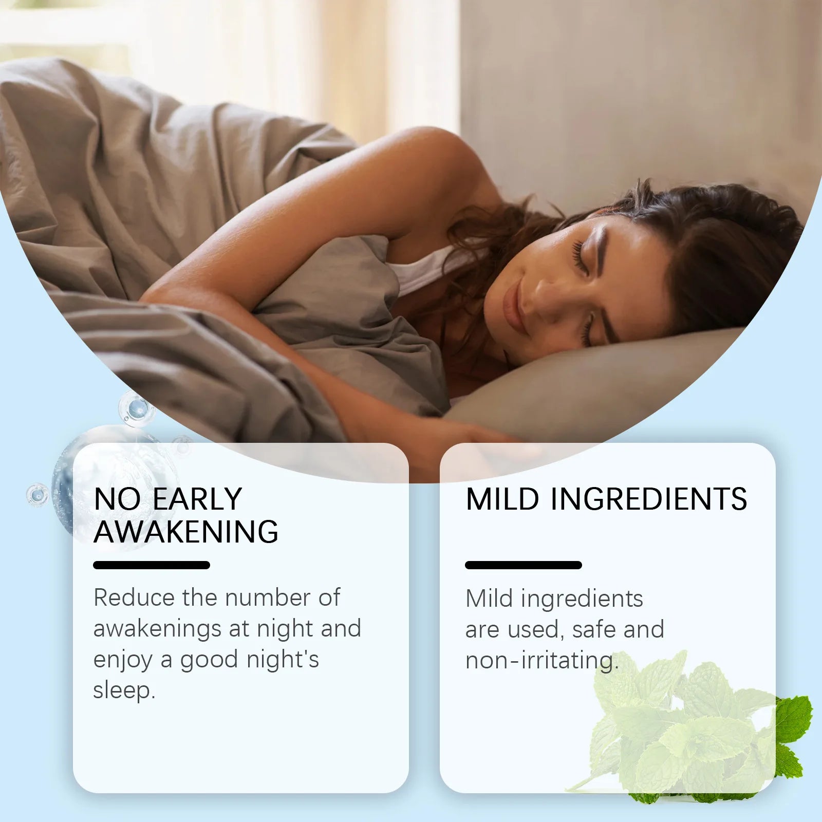Natural Melatonin Sleep Support Liquid Drops Fast Absorb Sublingual Deep Sleep Aid Relieve Insomnia Stress Anxiety Calm Mood