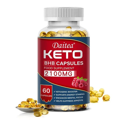 Weight Loss Capsules - 2100 mg - Ketogenic Enhancer, Weight Management, Fat Metabolis