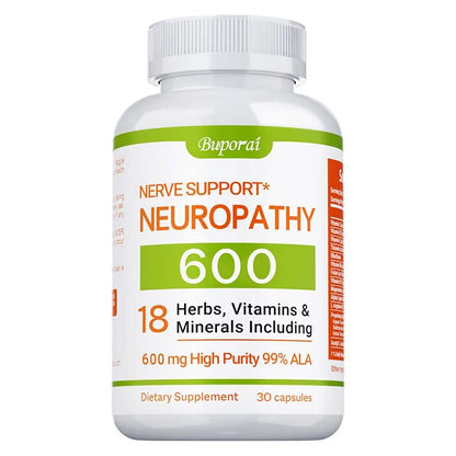 Neuropathy Support Supplement 600mg - Helps Maintain The Normal Function of The Nervous System and Relieve Mental Stress