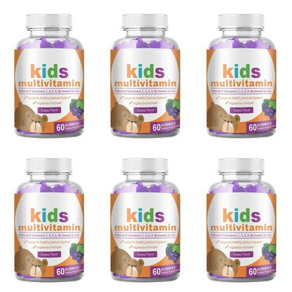 Multivitamin Gummies with Vitamins A C D3 E B6 B12 Biotin Folate Iodine Zinc Daily Wellness Chewable Supplement 60 Gummies