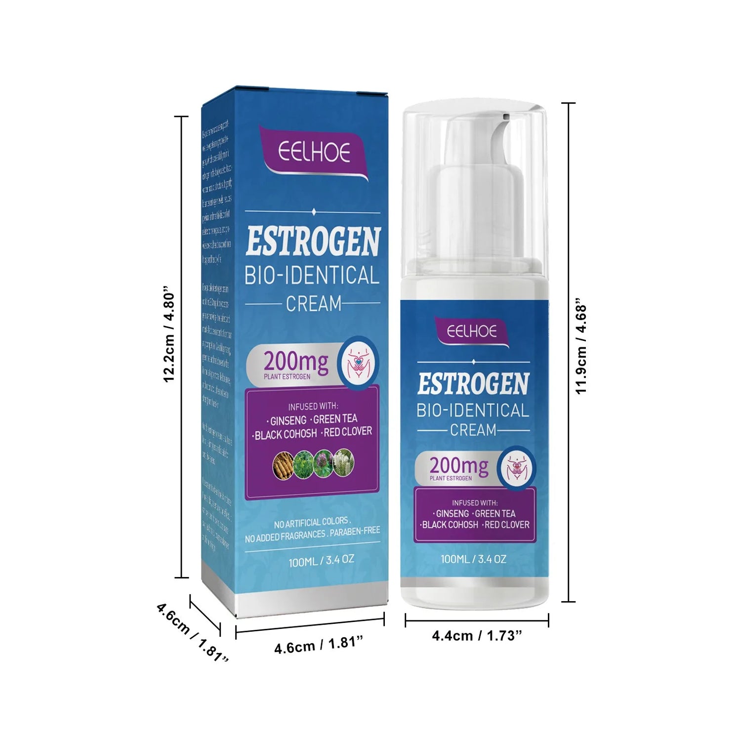 New Estrogen Bio-Identical Paste Menopause Soothing Balm Menstrual Cycle &amp; Body Balance Support Helps Reduce Hot Flashes