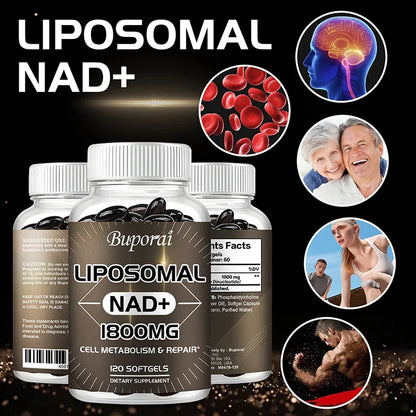 Liposomal NAD Supplement - Support Cellular Health, Stamina &amp; Healthy Aging