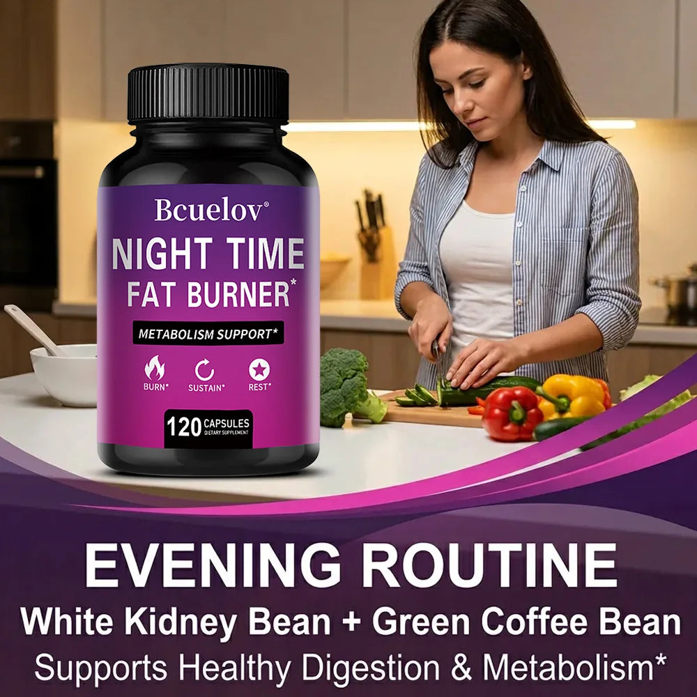 Nighttime Fat Burning Supplement - Fat Burning, Metabolism Boosting, Healthy Weight Management