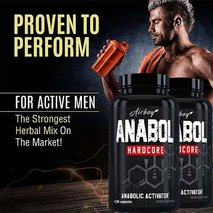 Anabol Hardcore Supplement - Anabolic Muscle Building Supplements That Promote Muscle Protein Synthesis and Increase Strength