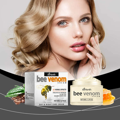 Bee Venom Face Firm Cream Repair Facial Fine Lines Enhance Skin Firmness Soothe Dryness Hydrate Penetrate Nourish Facial Creams