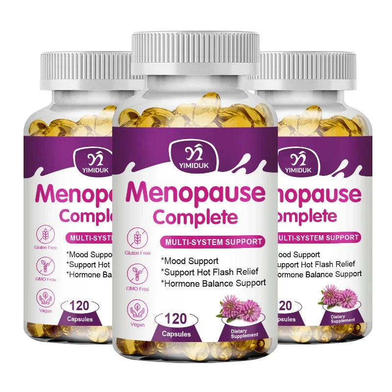 Yimiduk Menopause Relief Capsules Support Weight Management Improves Metabolism，Night Sweats Mood Supplements