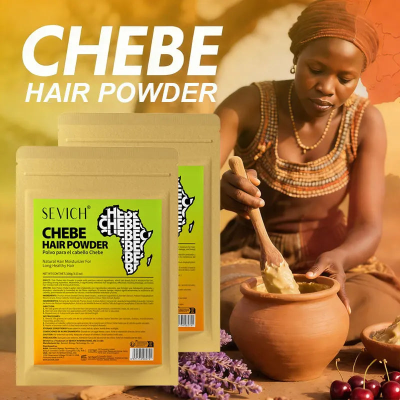 Africa Chad Chebe Powder Nourishing Scalp Anti Hair Loss Hair Powder Strengthens &amp; Thickens Hair Care Product For All Hair Types