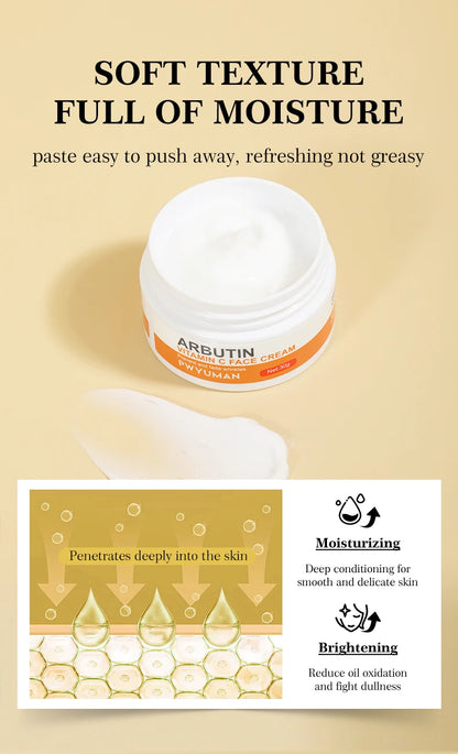 Vitamin C Improve Freckles Cream Fade Dark Spots Melasma Niacinamide Lightening Melanin Brighten Moisturizer Skin Care Products