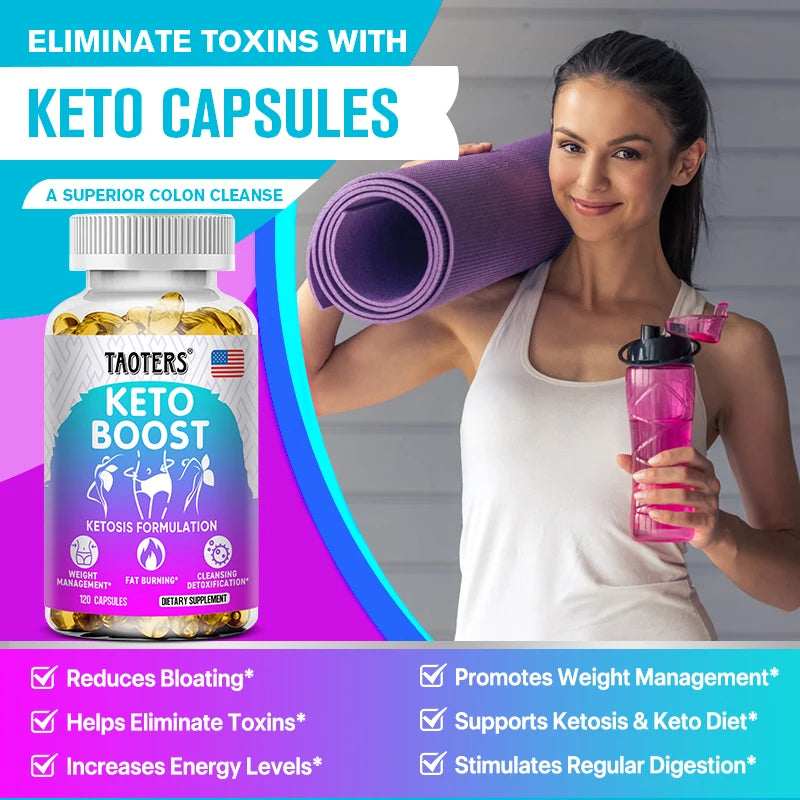 Keto Weight Loss Capsules, Thermogenic Fat Burners for Men and Women, Ketone Supplement Ketogenic Diet