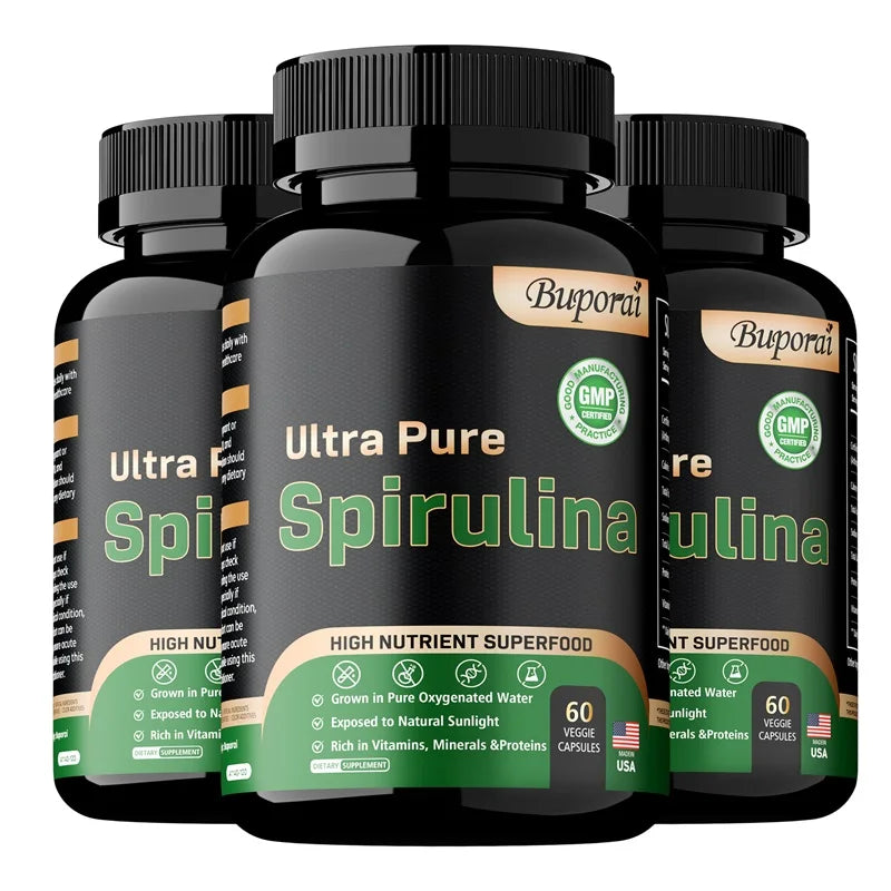 Organic Spirulina - Detoxification, Immune System, Cardiovascular, Antioxidant, Improve Digestive Health