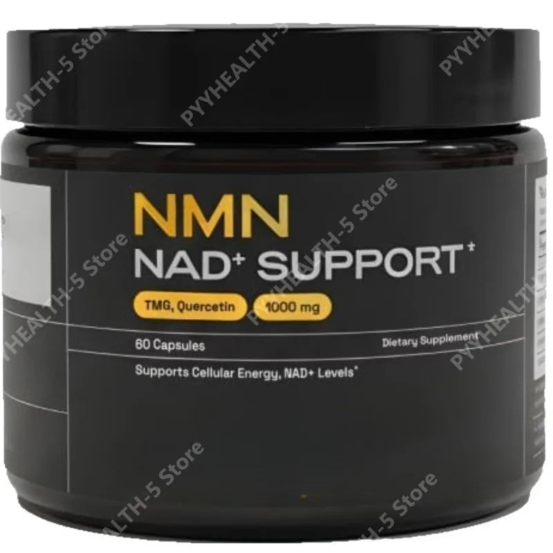 NMN Capsule Supplement 1000mg Serving NAD+ Supplement Supports Brain Energy 60 Capsules