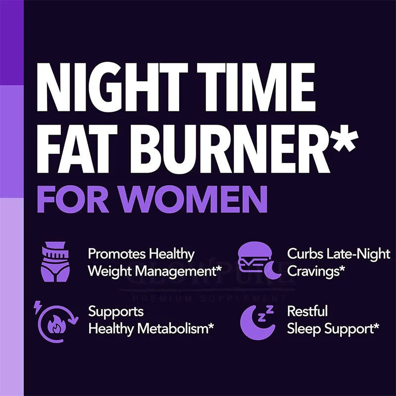 Night Time BodyBuilding Capsule - Supports Appetite Suppressant, Metabolism Supplement