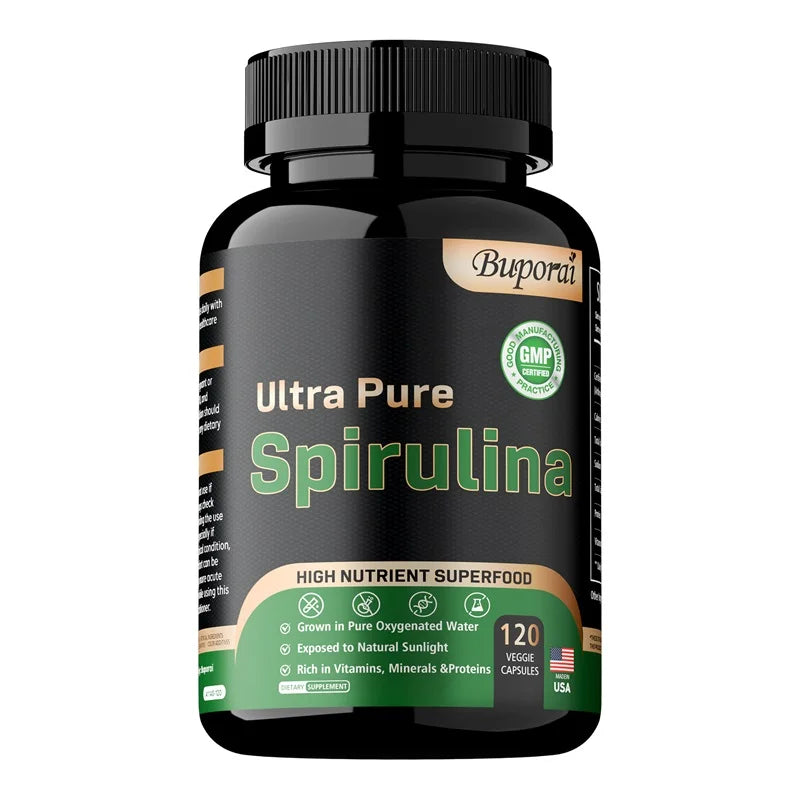 Organic Spirulina - Detoxification, Immune System, Cardiovascular, Antioxidant, Improve Digestive Health
