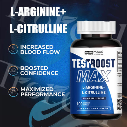 Men Enhancing Supplement,L-Arginine L-Citrulline Complex ,Supports Physical Performance &amp; Confidence,Lasting Results