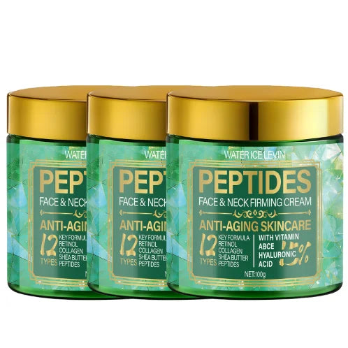 Peptides Face &amp; Neck Firming Cream (12 Formulas), Retinol-Infused, Moisturizes for Anti-Aging Softness