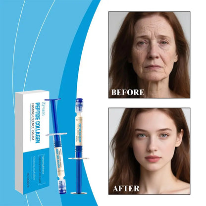 2pcs Collagen Elasticity Essence Cream Enriched peptides collagen deeply nourishes improving elasticity firmness skincare