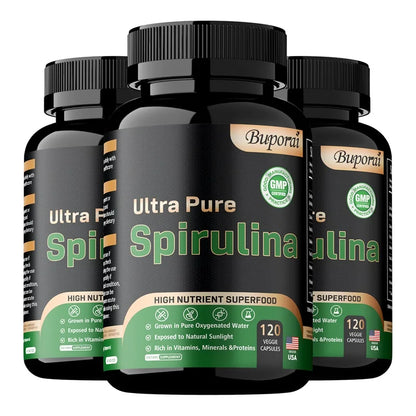 Organic Spirulina - Detoxification, Immune System, Cardiovascular, Antioxidant, Improve Digestive Health
