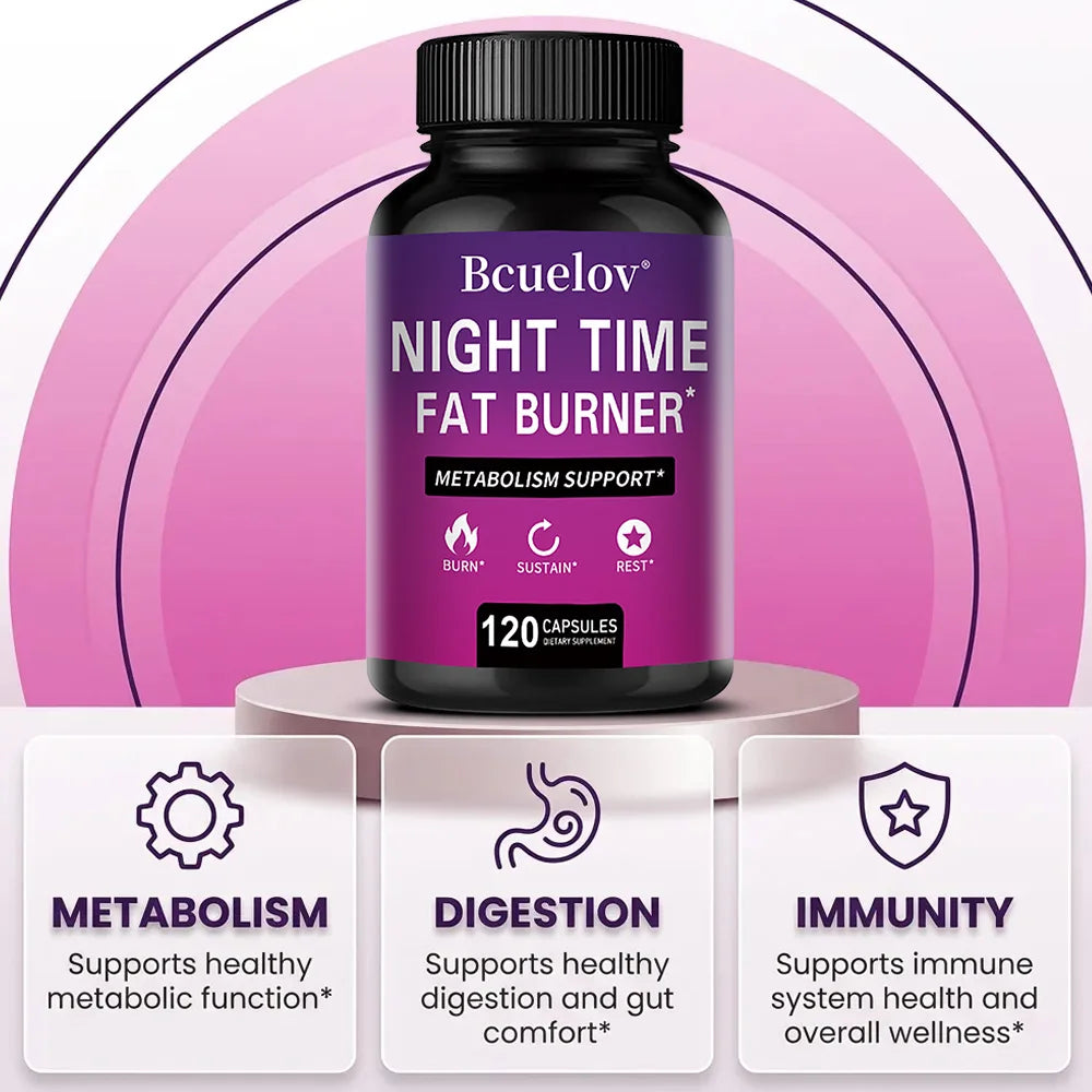 Nighttime Fat Burning Supplement - Fat Burning, Metabolism Boosting, Healthy Weight Management