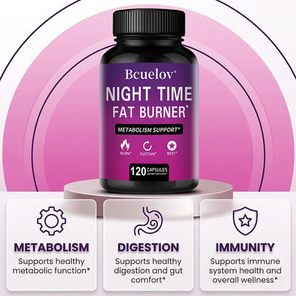 Nighttime Fat Burning Supplement - Fat Burning, Metabolism Boosting, Healthy Weight Management