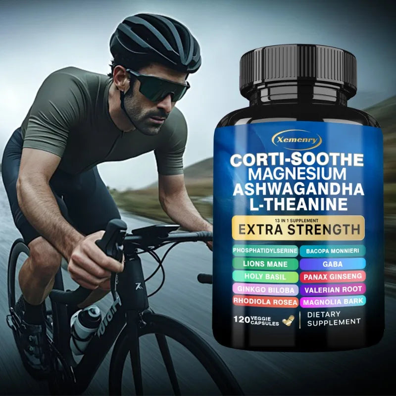 Corti-Soothe Supplement - Relax Muscles, Relieve Stress, Overall Health, Replenish Energy and Vitality, Maintain Concentration