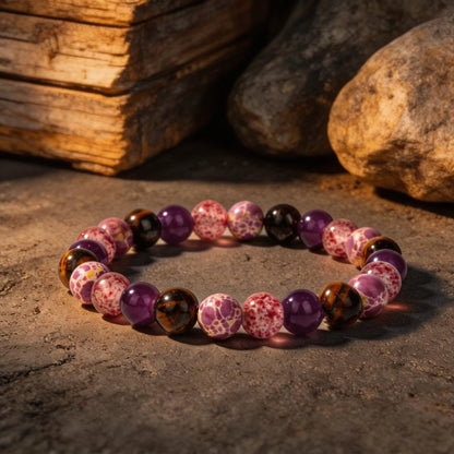 Spring Versatile Prom Jewelry Nature Stone Tiger&