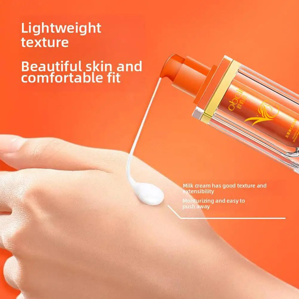 Five Vitamin C Tone Up Cream Vitamin C BB Cream Hydrating Face Moisturizer Conceal Pores Waterlight Makeup Lazy Concealer