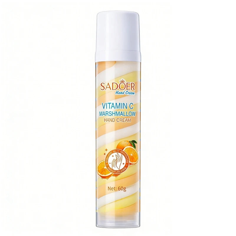 Vitamin C Hand Cream 60g, Moisturizes Dry Skin, Refreshing and Not Greasy