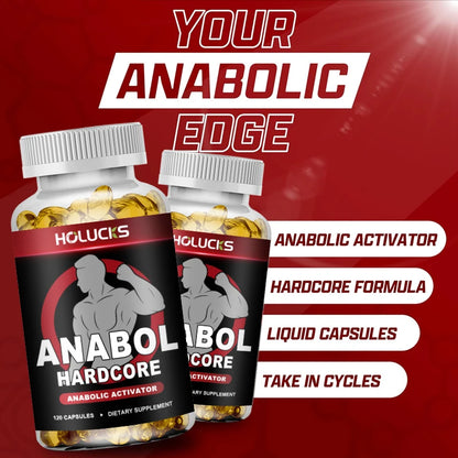 Anabol Hardcore Supplement, Muscle Growth,  for Men To Build Lean, Dense, High, Performance Enhancing, Support Overall Health