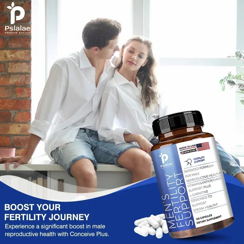 Fertility Capsules for Men Increase Sperm Quality Vitality Sperm Motility Count Booster Support Supplement