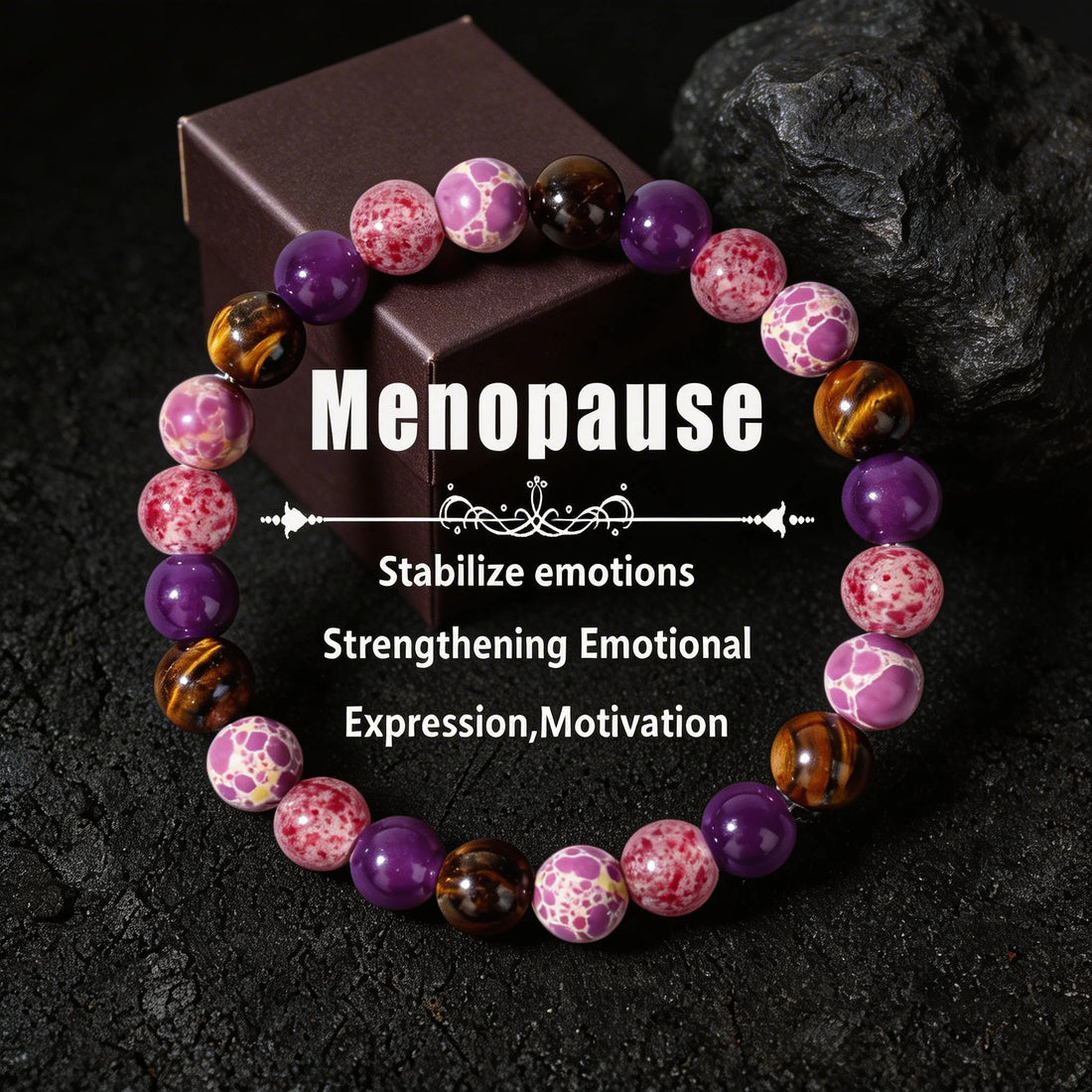Spring Versatile Prom Jewelry Nature Stone Tiger&
