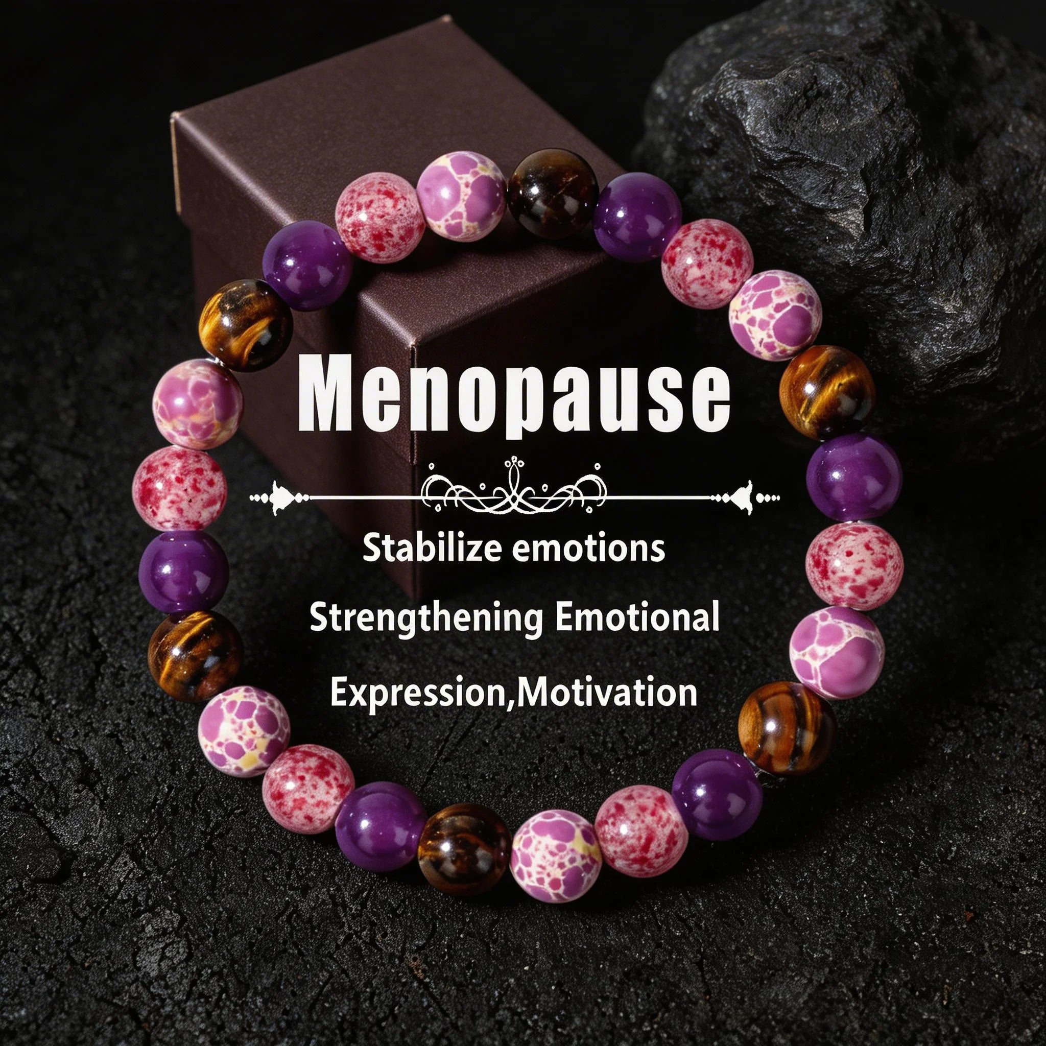 Spring Versatile Prom Jewelry Nature Stone Tiger&
