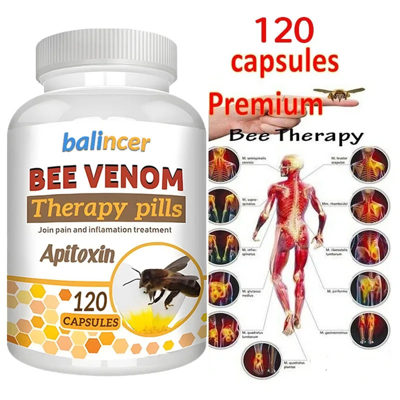 Natural Bee Venom Extract - Helps with Arthritis Relief, Anti-Inflammation - Joint Support Supplement
