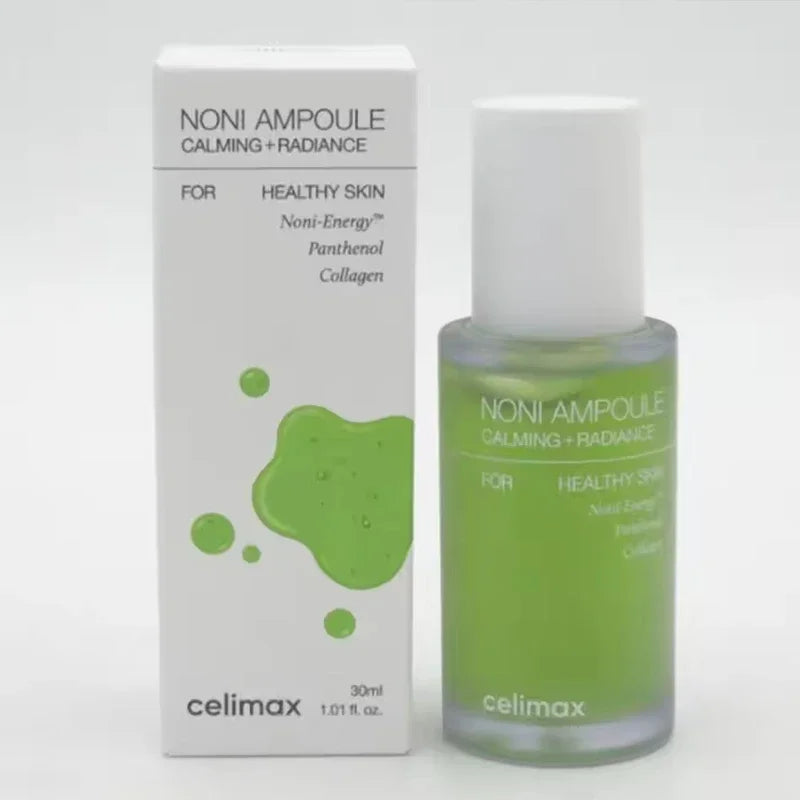 Noni Fruit Ampoule Serum Celimax 30ml-Anti-Wrinkles Replenishes Energy Lasting Moisture Effectively Soothes Balances Late-Night