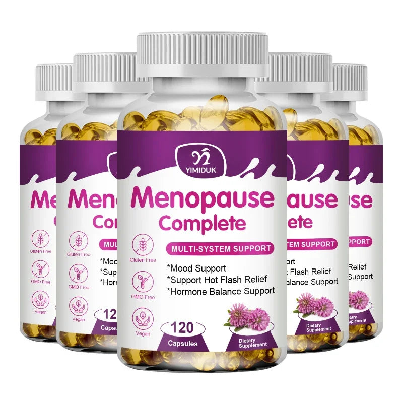 Yimiduk Menopause Relief Capsules Support Weight Management Improves Metabolism，Night Sweats Mood Supplements