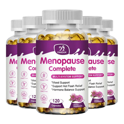 Yimiduk Menopause Relief Capsules Support Weight Management Improves Metabolism，Night Sweats Mood Supplements