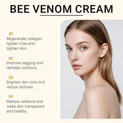 Bee Venom Cream Relieves Redness Repair Damage Skin Strengthens Skin Barrier Deep Moisturizing Skin Care Nourishing Body Cream