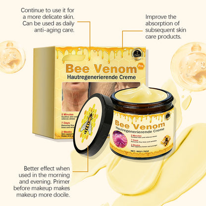 Bee Venom Cream Relieves Redness Repair Damage Skin Strengthens Skin Barrier Deep Moisturizing Skin Care Nourishing Body Cream