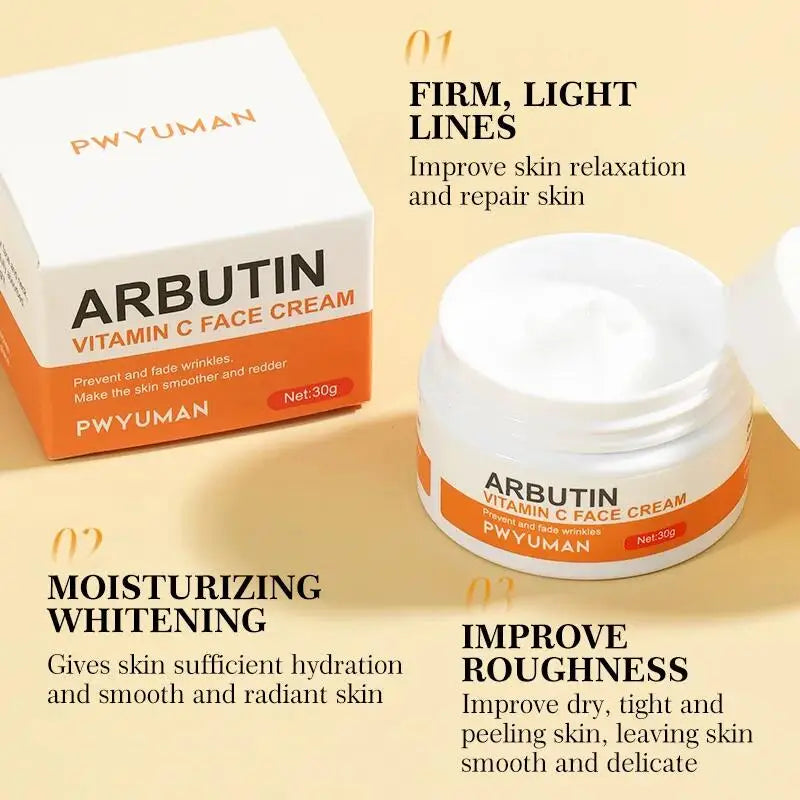 Vitamin C Improve Freckles Cream Fade Dark Spots Melasma Niacinamide Lightening Melanin Brighten Moisturizer Skin Care Products