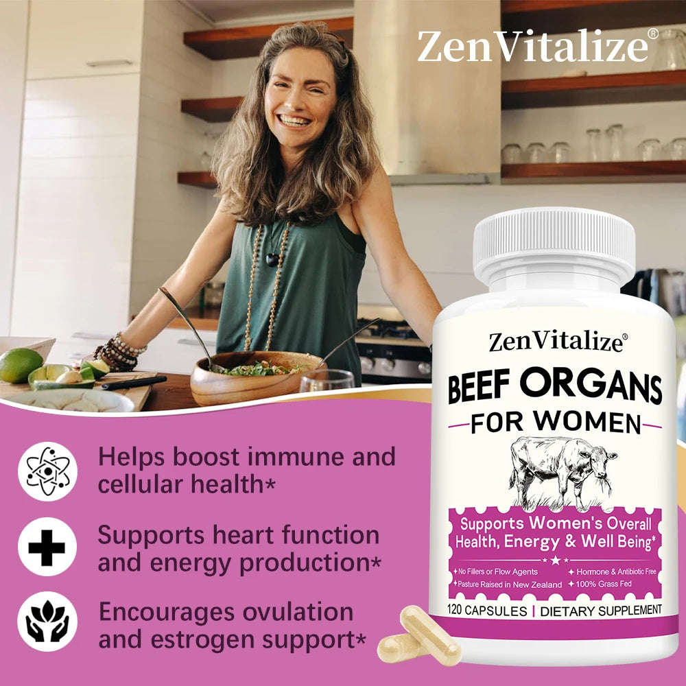 Beef Organ Supplement for Women - Supports Women&