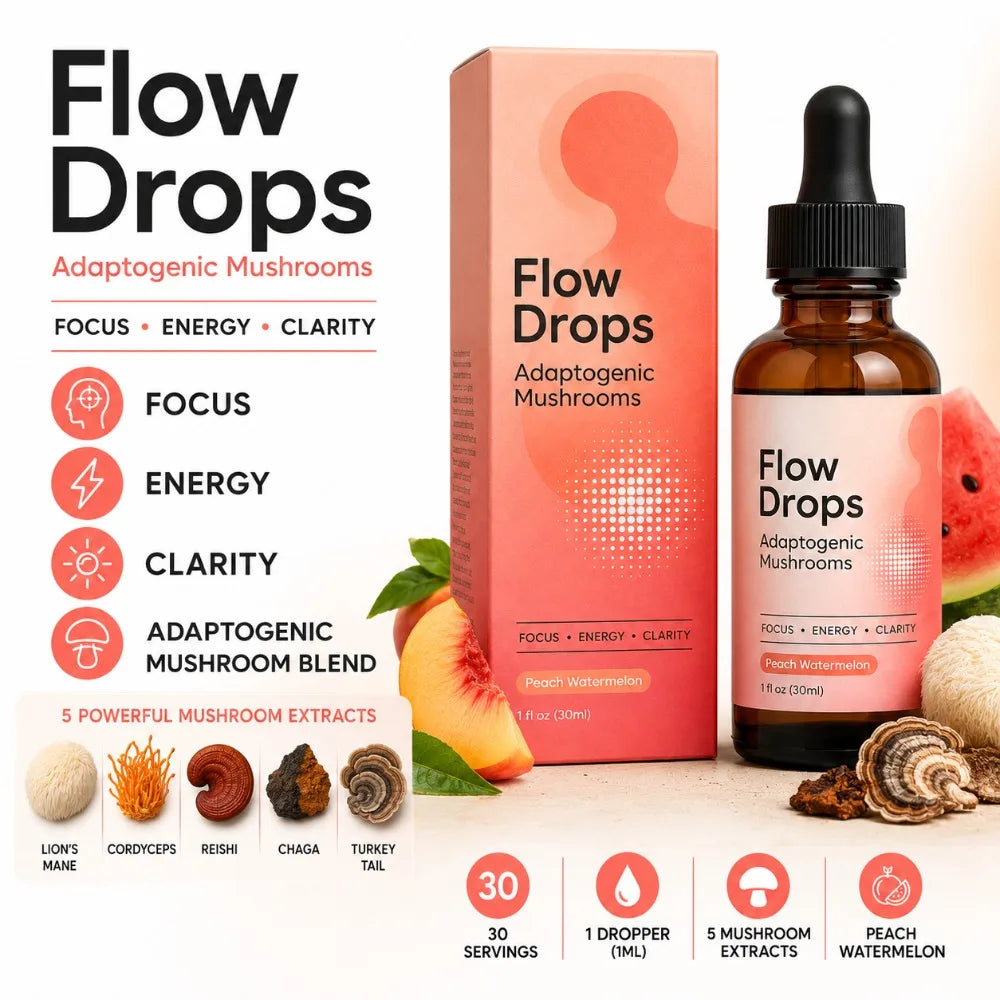 Mushroom Supplement Drops 30ml, Lion&